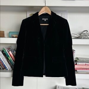 Anne Klein Black Velvet Blazer